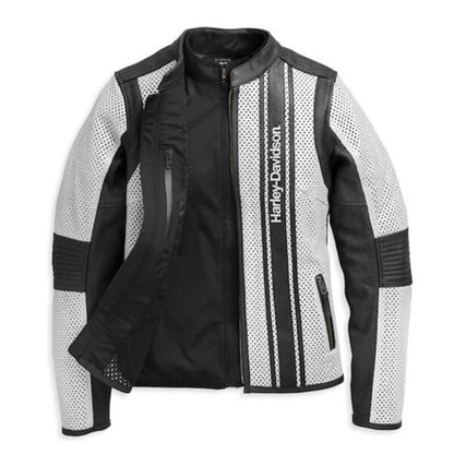 Women’s Hideaway Perforated Leather Jacket