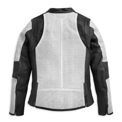 Women’s Hideaway Perforated Leather Jacket