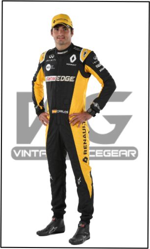 New Carlos Sainz Renalut F1 Suit 2017