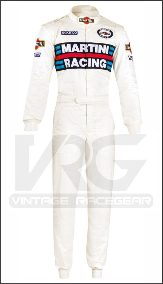 Sparco Martini Racing FIA race suit White