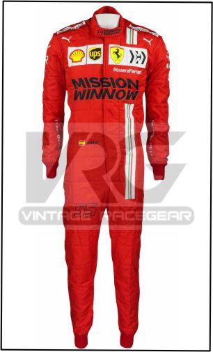 Carlos Sainz Mission Ferrari  F1 Suit 2021