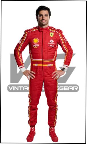 New Carlos Sainz f1 suit 2024