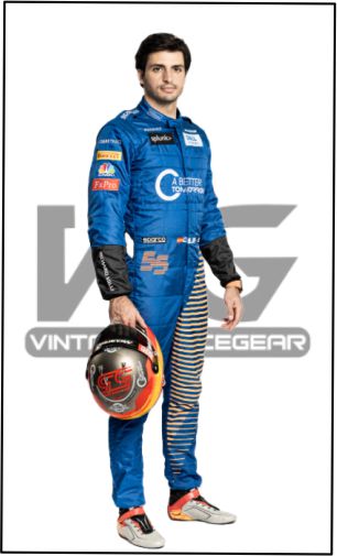 New Carlos Sainz Mclaren  F1 Suit 2020
