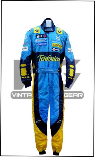 2004 Fernando Alonso Renault F1  racing suit