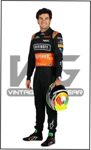 New  Formula 1 Sergio Perez  Race Suit 2015