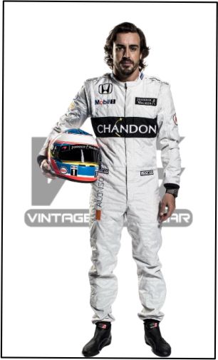 2016 Fernando Alonso Formula 1 grand prix  Mclaren Racing suit