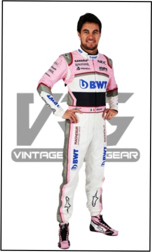 New 2018 Sergio Perez  BWT F1 Racing-worn Suit
