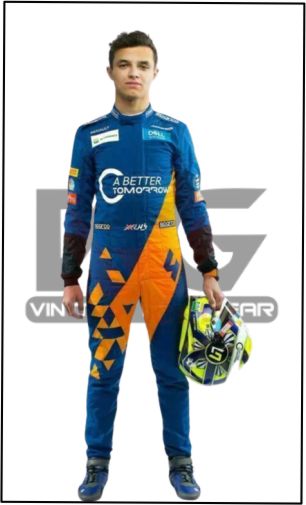 New 2019 Lando Norris Team  F1 McLaren Racing Suit
