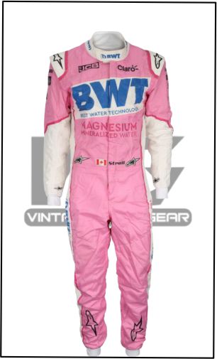 New Lance Stroll  BWT F1 Team Racing suit 2020