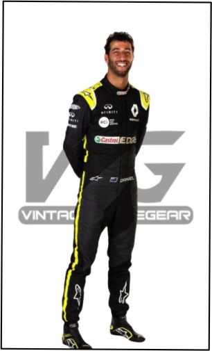 2020  Daniel Ricciardo Renault Team F1  Race Suit
