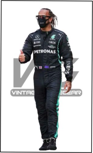 New Lewis Hamilton Mercedes  AMG F1 Race Suit REPLICA 2021