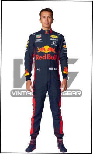 Alexander Albon Used Red Bull  F1 Racing  Team Race  suit 2021