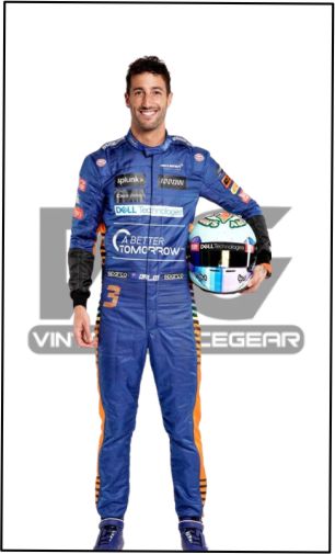 2021 Daniel Ricciardo  McLaren F1 Team Promo  Race Suit