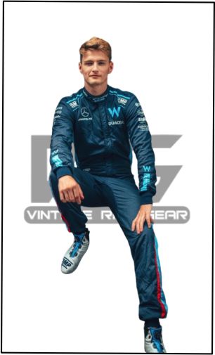 New Logan Sargeant Willams  F1 Race Suit Printed 2022