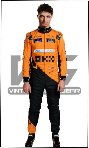 New McLaren 2024 Lando Norris F1 Team Racing  Suit
