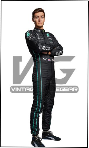Mercedes - AMG Petronas F1 George Russell 2022 Printed  Race Suit