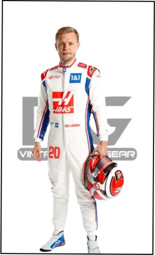 Kevin Magnussen Replica Hass Team  F1 Race Suit 2022