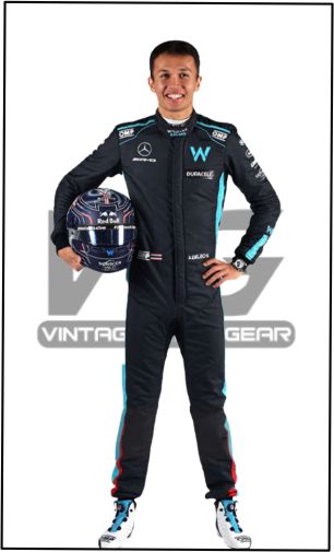 New 2022 Williams Alexander Albon F1  Team Race suit