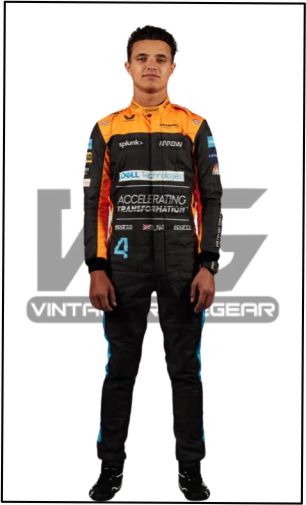 2022 McLaren  Lando Norris  F1 Team  Racing Race Suit