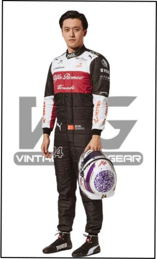 2022 Zhou Guanyu  Italian GP Grand prix Team  F1 Race Suit