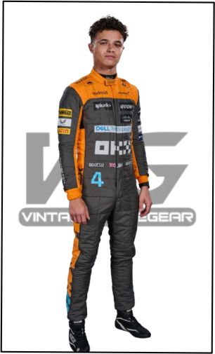 New Lando Norris McLaren  2023 Printed F1 Race Suit