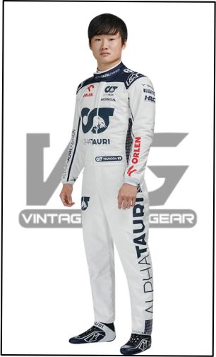 Yuki Tsunoda F1  Alpha Tauri  Team Race Suit  2023