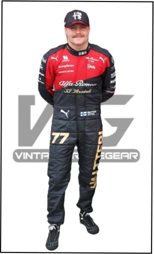 2023 Valtteri Bottas Italian Alfa Romeo Replica F1 Race Suit