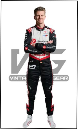 New 2024 Nico Hulkenberg  Team Hass  F1  Replica  Race Suit