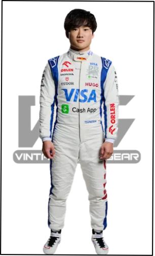 New 2024 Yuki Tsunoda F1 Team Racing Race  Suit