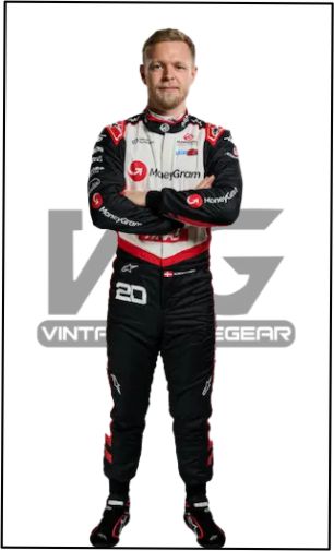New 2024 Kevin Magnussen Hass Team F1 Race Suit