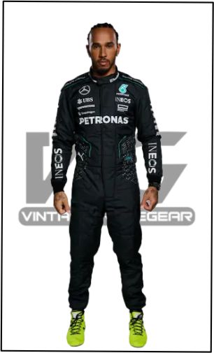 New F1  Mercedes-AMG Lewis Hamilton Race Suit 2024