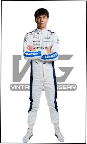New 2024 Alexander Albon Williams F1 Team Race  Suit