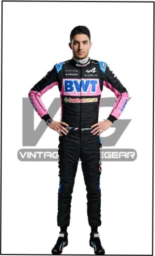 New Esteban Ocon  BWT Alpine F1 Race Suit 2024