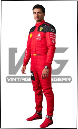 New Carlos Sainz Ferrari  F1 Suit 2023
