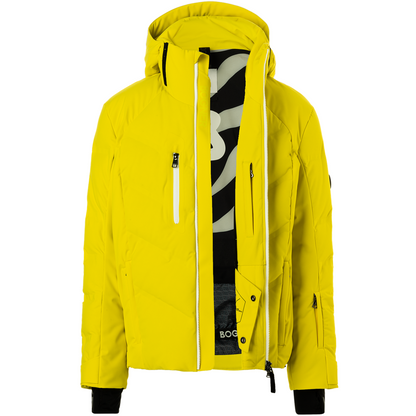 Men Ski Jacket FELIOS-D hot lemon