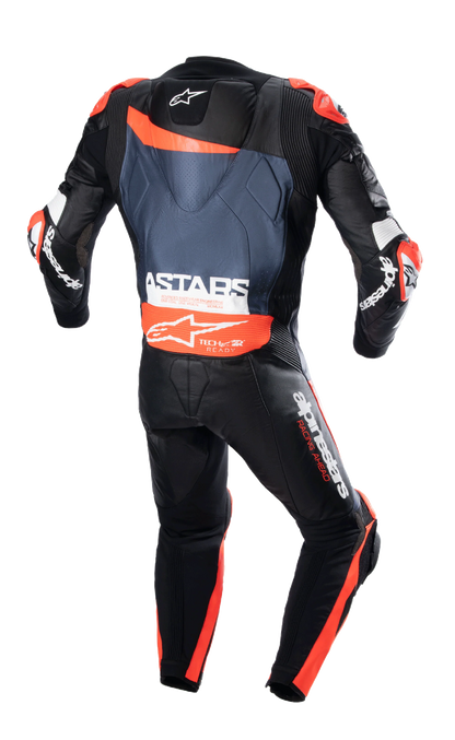 GP Plus V4 Leather Rode Biker Suit - 1PC