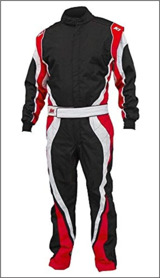 Nomex SFI 3.2A/5 Racing Suit (Red/White/Black,
