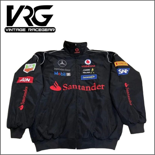 F1 Vintage Santander Jacket  -  Black