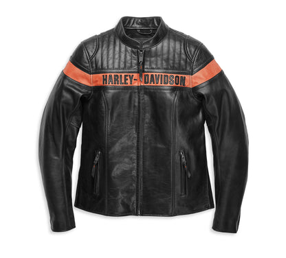 Women's Victory Sweep Leather Riding Jacket