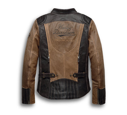 Women's H-D Triple Vent System Gallun Leather Jacket - Petite