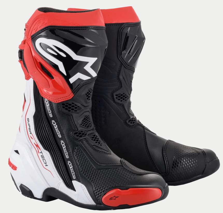 Supertech Bike Race Boots Red-Black