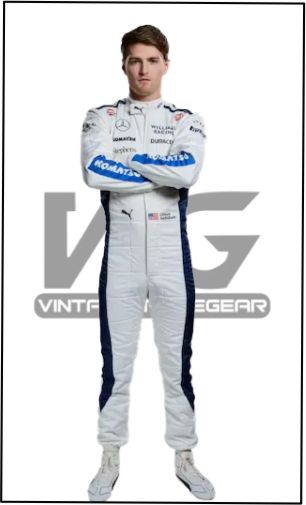 New 2024 Williams Logan Sargeant F1 Team Race suit