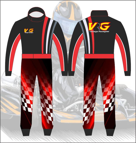 Kart Racing  Checkered Flag Custom Suit 2024