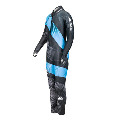 Tiger Kids Race Suit - Black/Blue