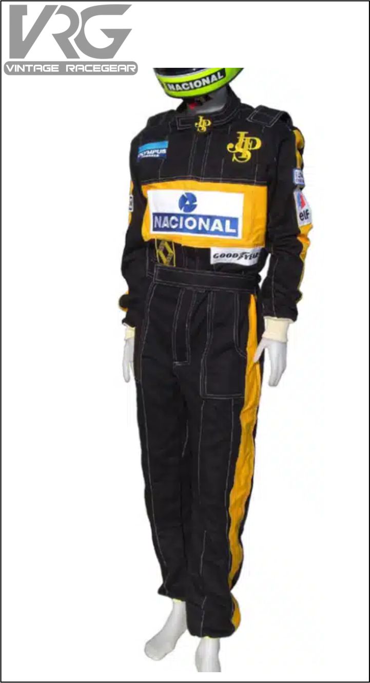 1985  Ayrton Senna JPS F1 Race Suit