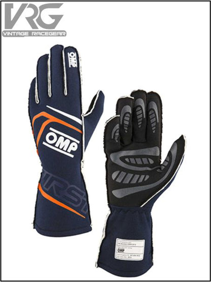 FIRST GLOVES FIA 8856-2018 Nave-Blue-Orange