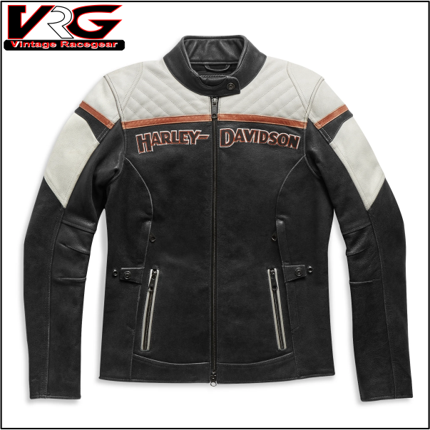 Women's H-D Triple Vent Miss Enthusiast II Leather Riding Jacket