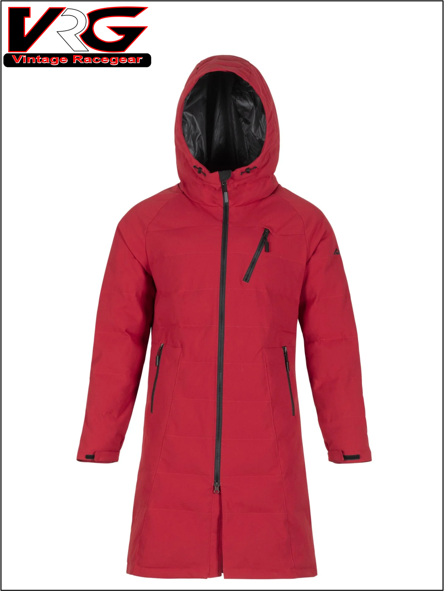 PAANO Ski Race Long Coat Red