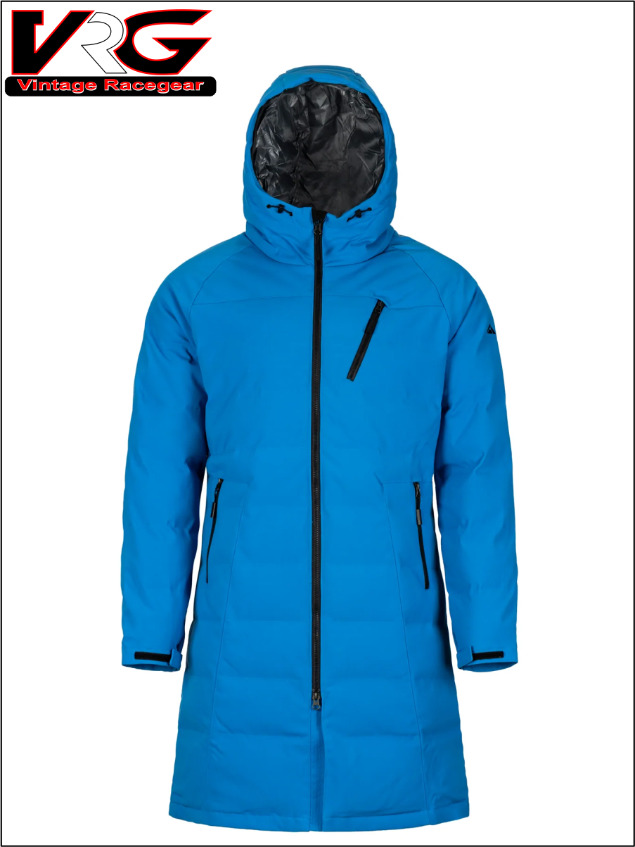 PAANO Ski Race Long Coat Sky Blue