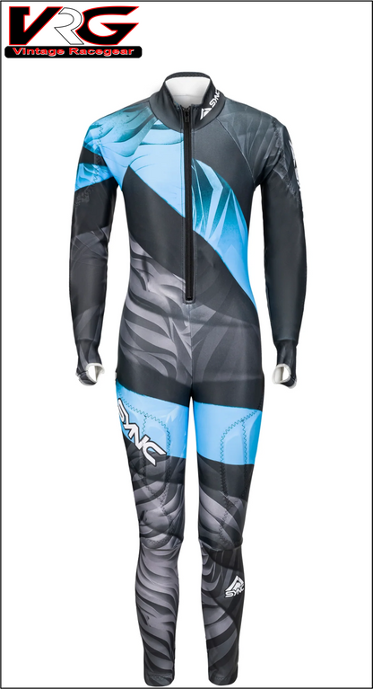 Tiger Kids Race Suit - Black/Blue